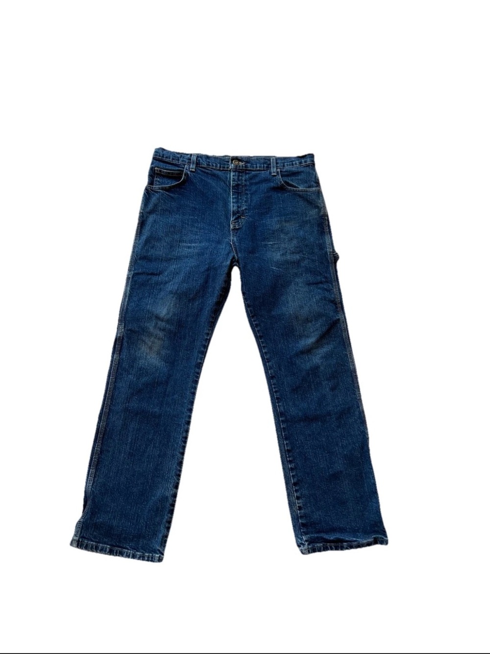 Dickies Men's Dark Wash Denim Carpenter Workwear Jeans Size 34